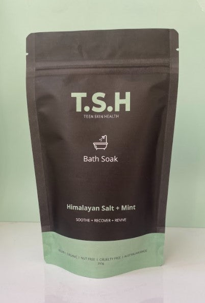 Himalayan Salt + Mint Bath Salt Soak